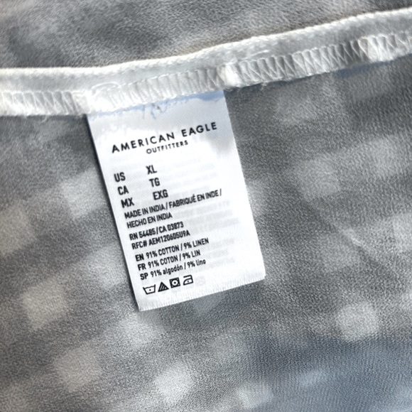 American Eagle Outfitters gingham tie back dress - Picture 6 of 6